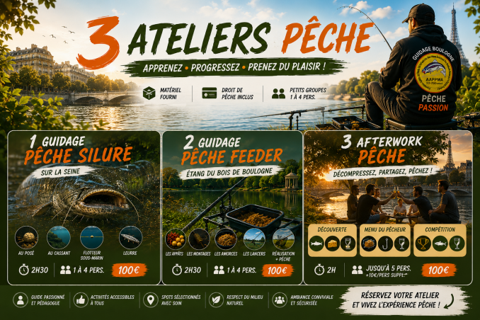Cet été, découvrez nos 3 ateliers pêche 92 ! - PECHE 92/75